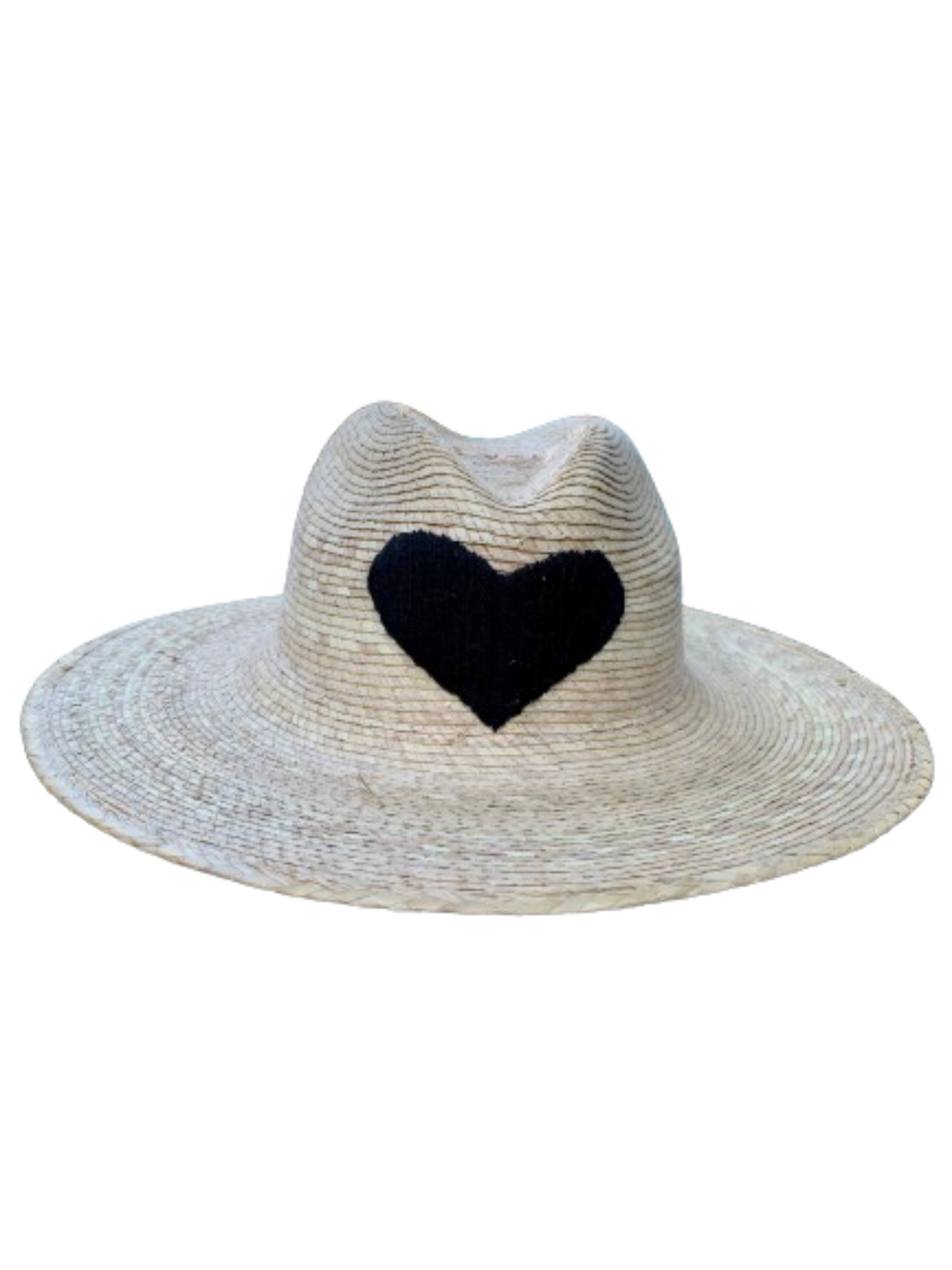 The Palma Fedora with Embroidered Heart