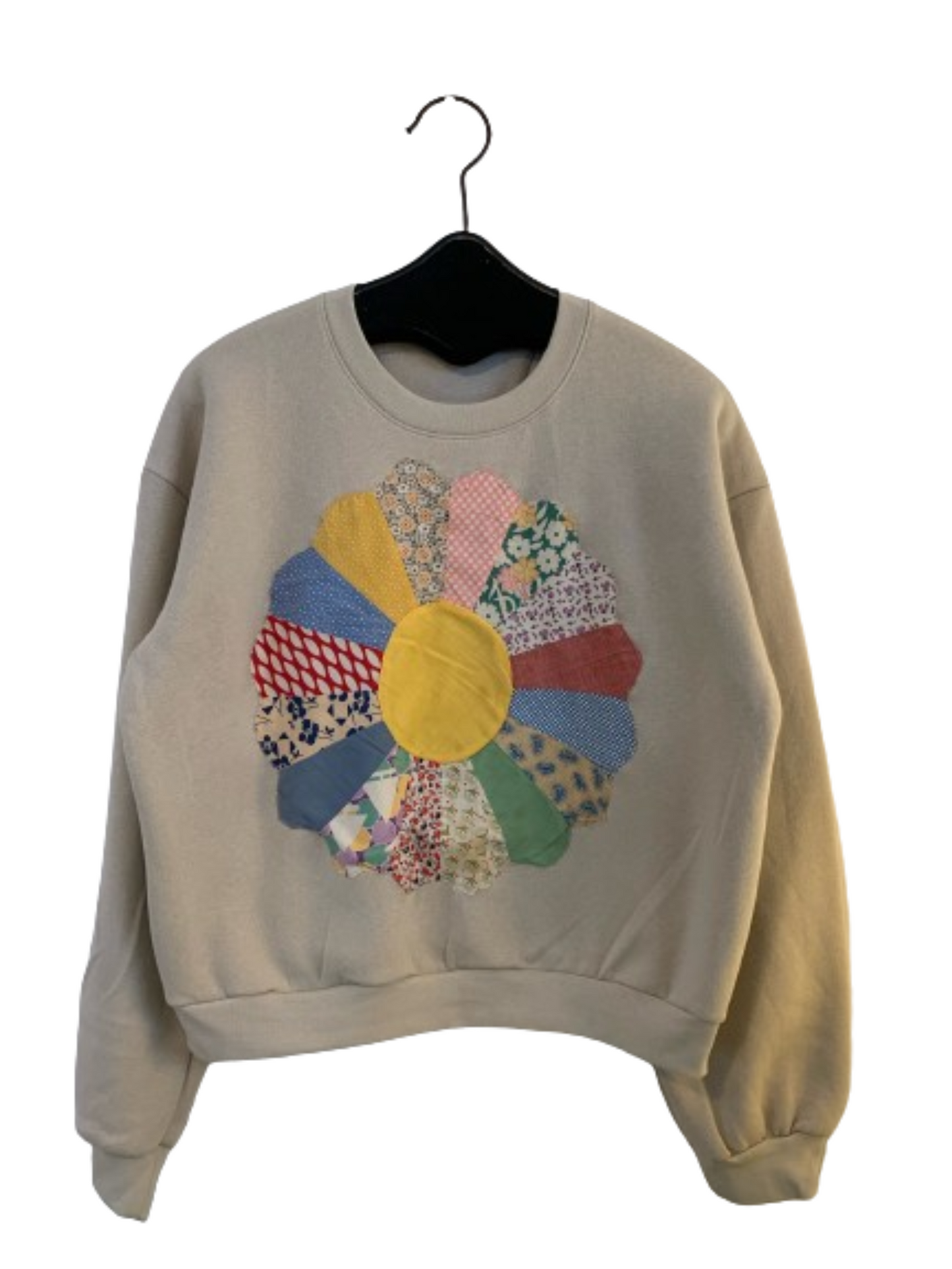 The Cropped Beige Sunshine Sweatshirt