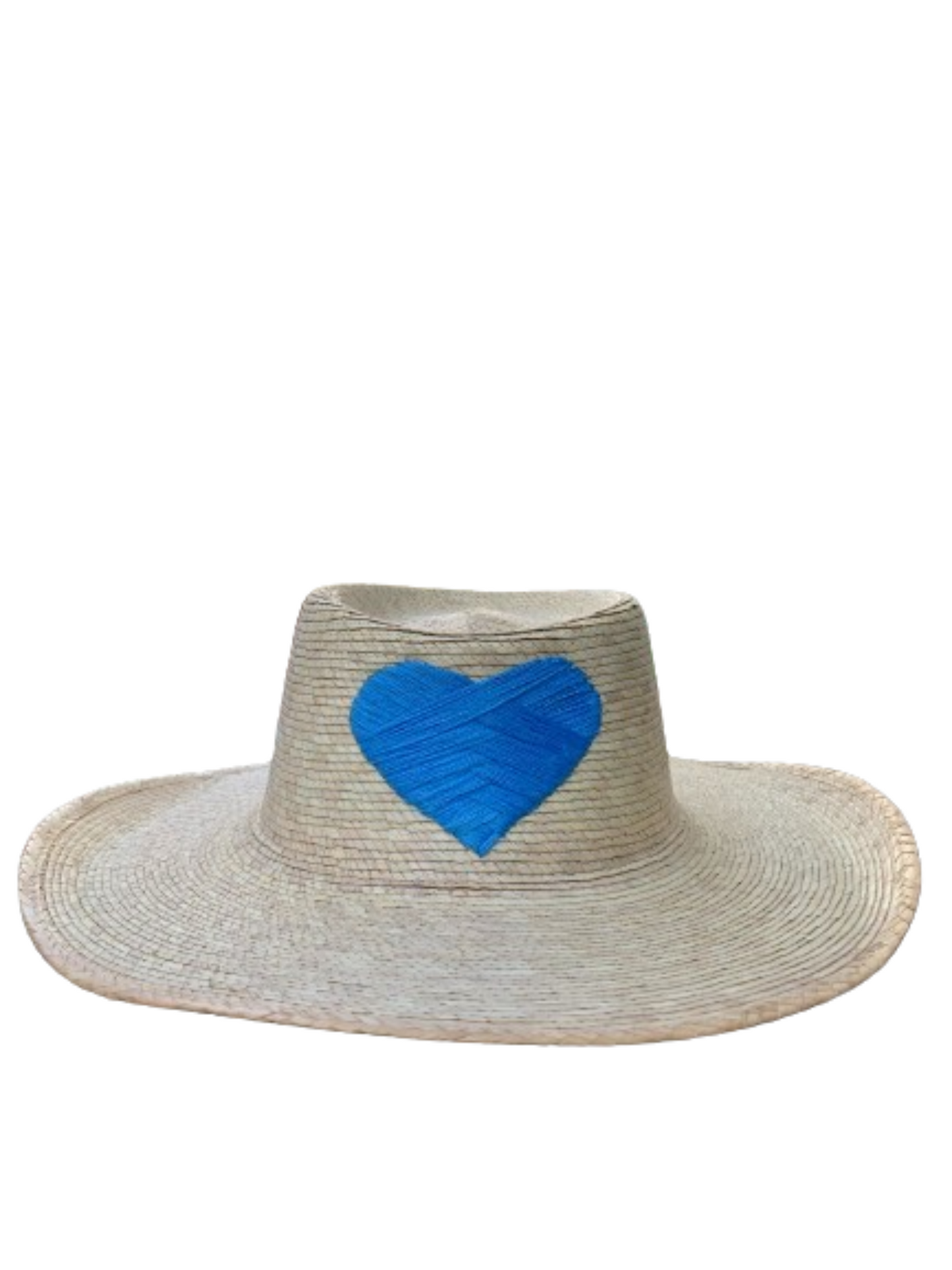 The Palma Boater with Embroidered Heart