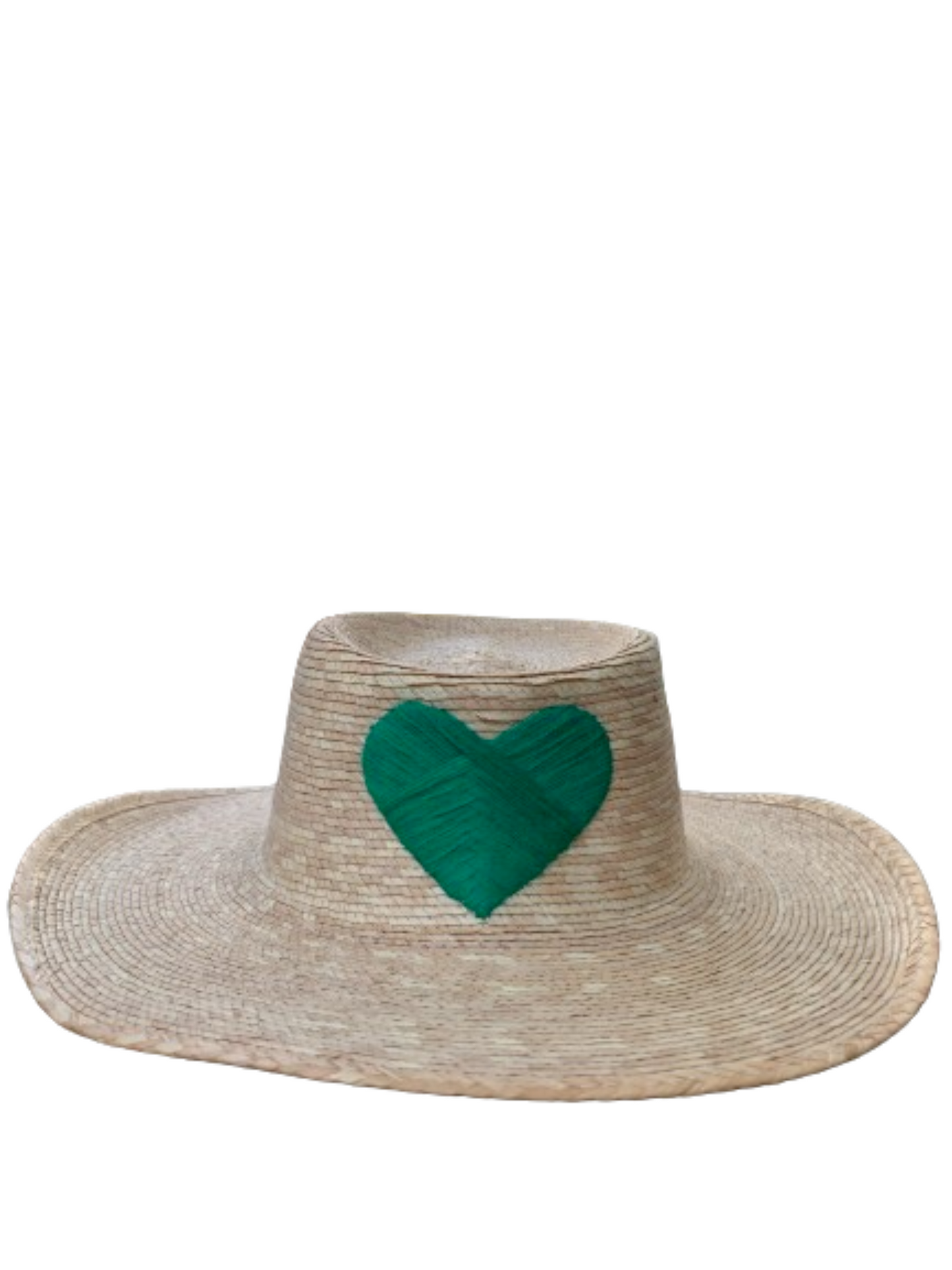 The Palma Boater with Embroidered Heart