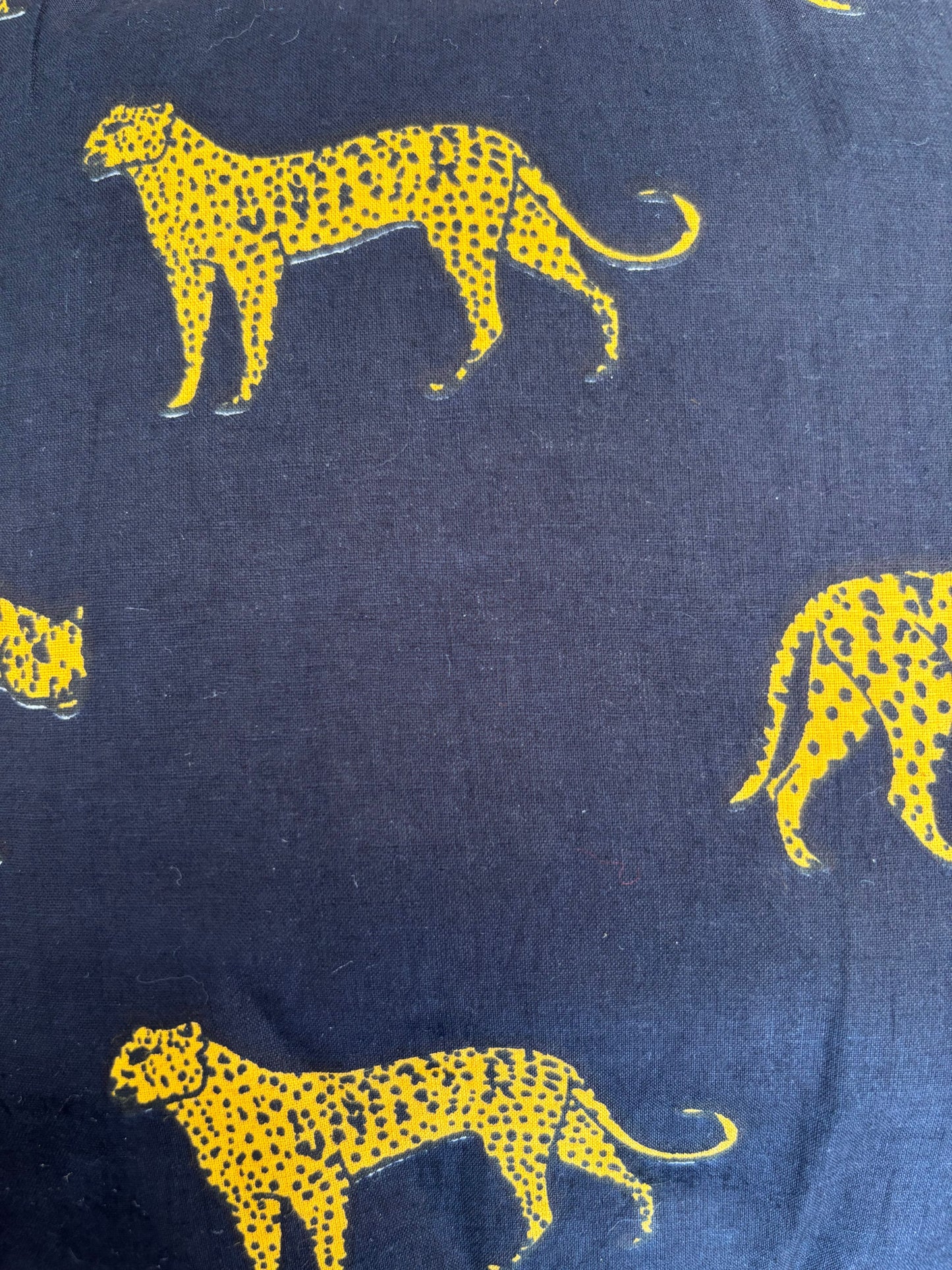 Black Cheetah Long Pajama Set