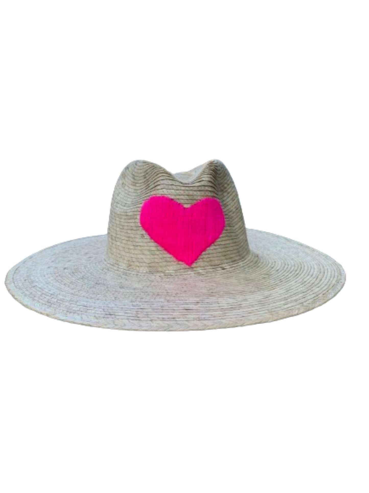 The Palma Fedora with Embroidered Heart