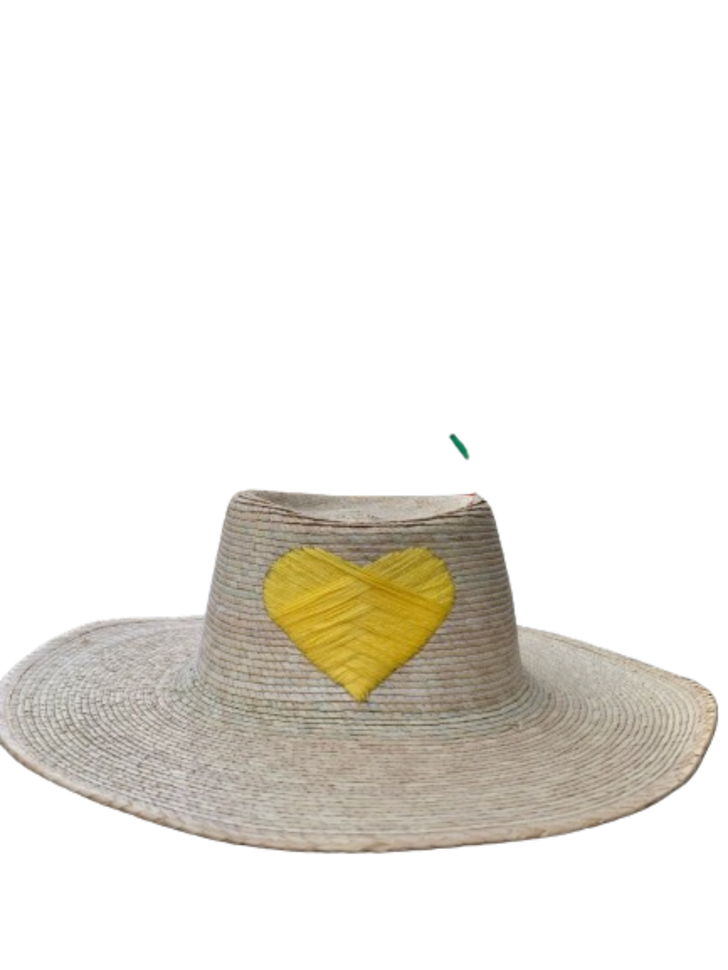 The Palma Boater with Embroidered Heart